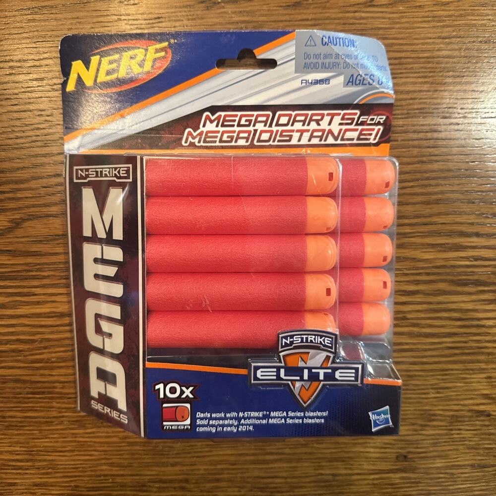Nerf N-Strike Mega Series Darts 10 Pack Refill for N-Strike Mega Series Blasters